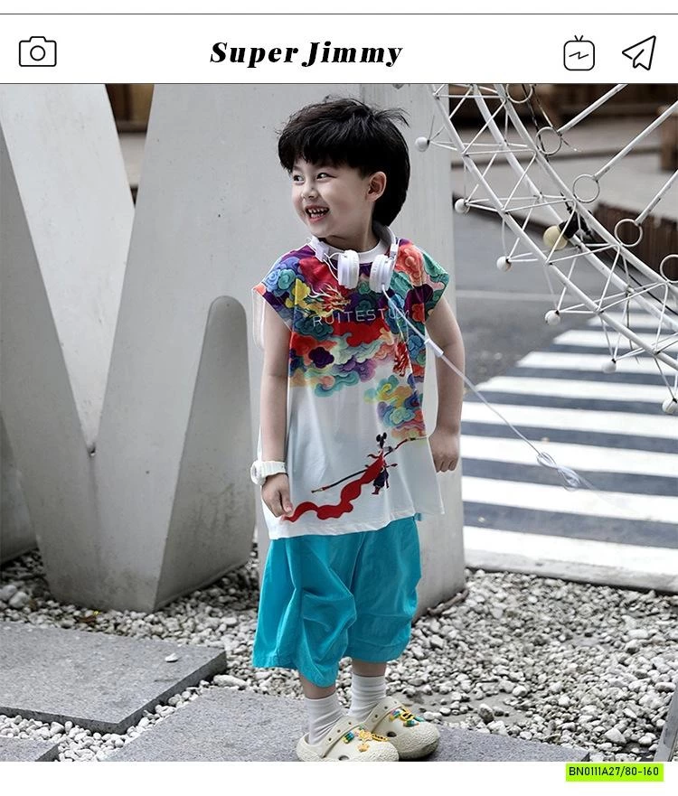 TANKTOP IN HÌNH MÂY NGŨ SẮC JIMMY