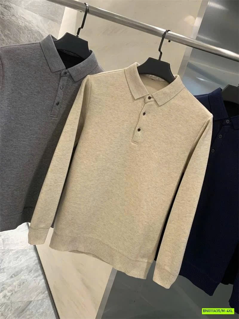 ÁO POLO LEN NAM LÓT LÔNG