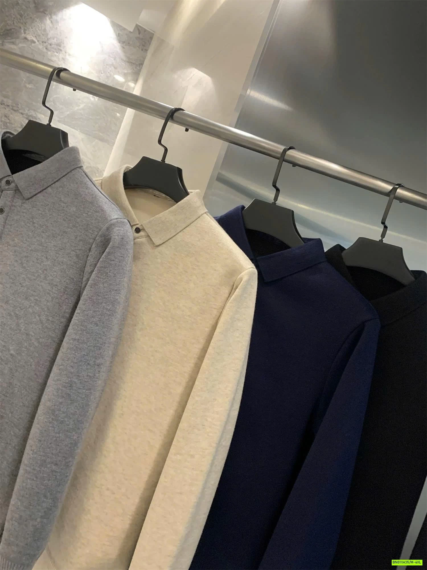 ÁO POLO LEN NAM LÓT LÔNG