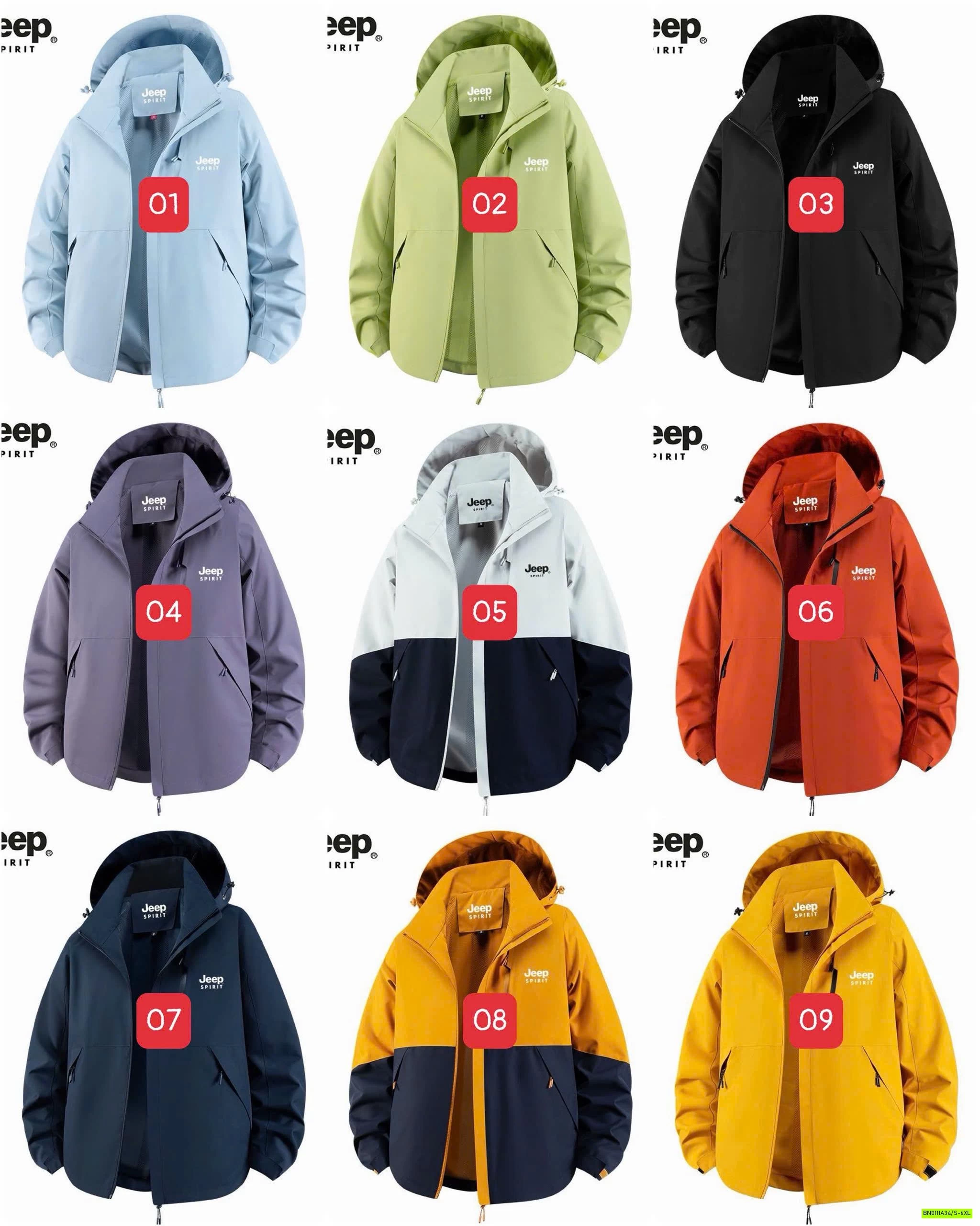 KHOÁC GIÓ CHỐNG NƯỚC JEEP