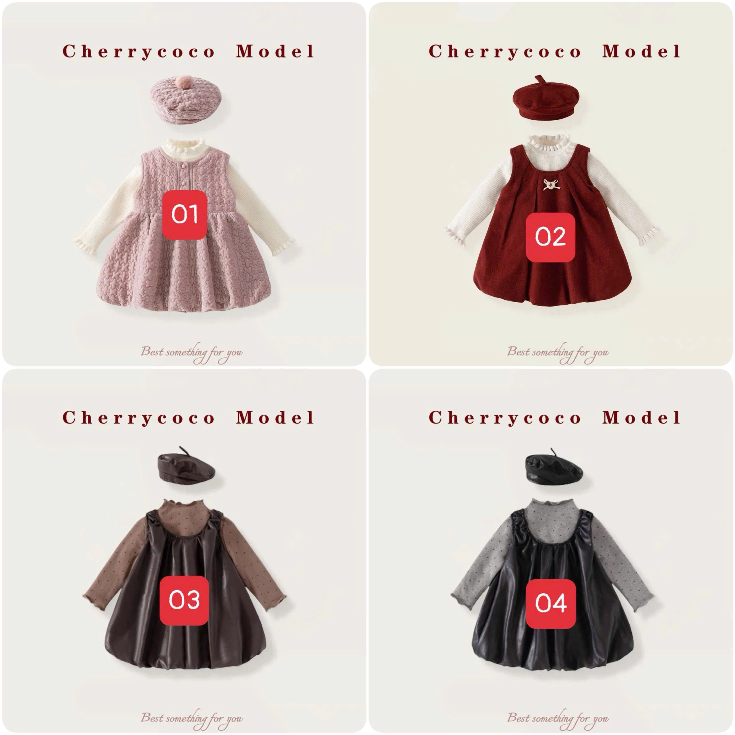 SÉT ĐẦM BÍ CHERRYCOCO 3 CHI TIẾT