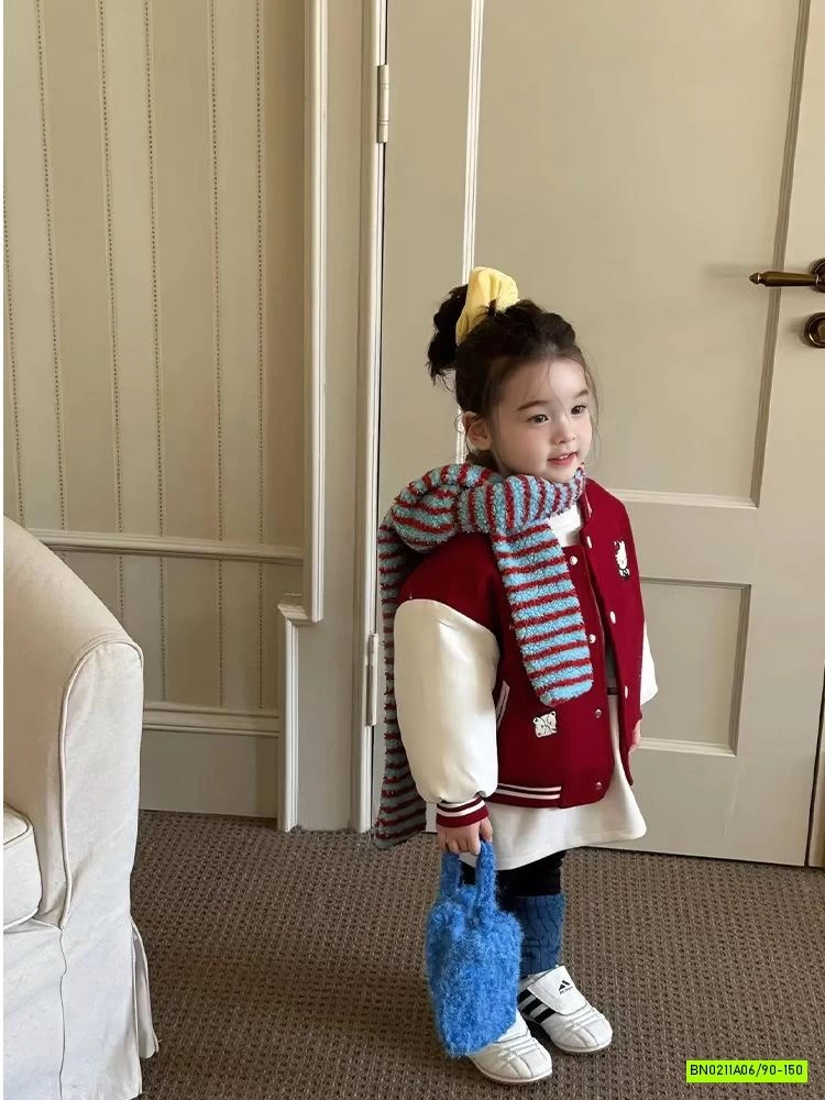 BOMBER NỈ BÔNG ĐỎ KITTY