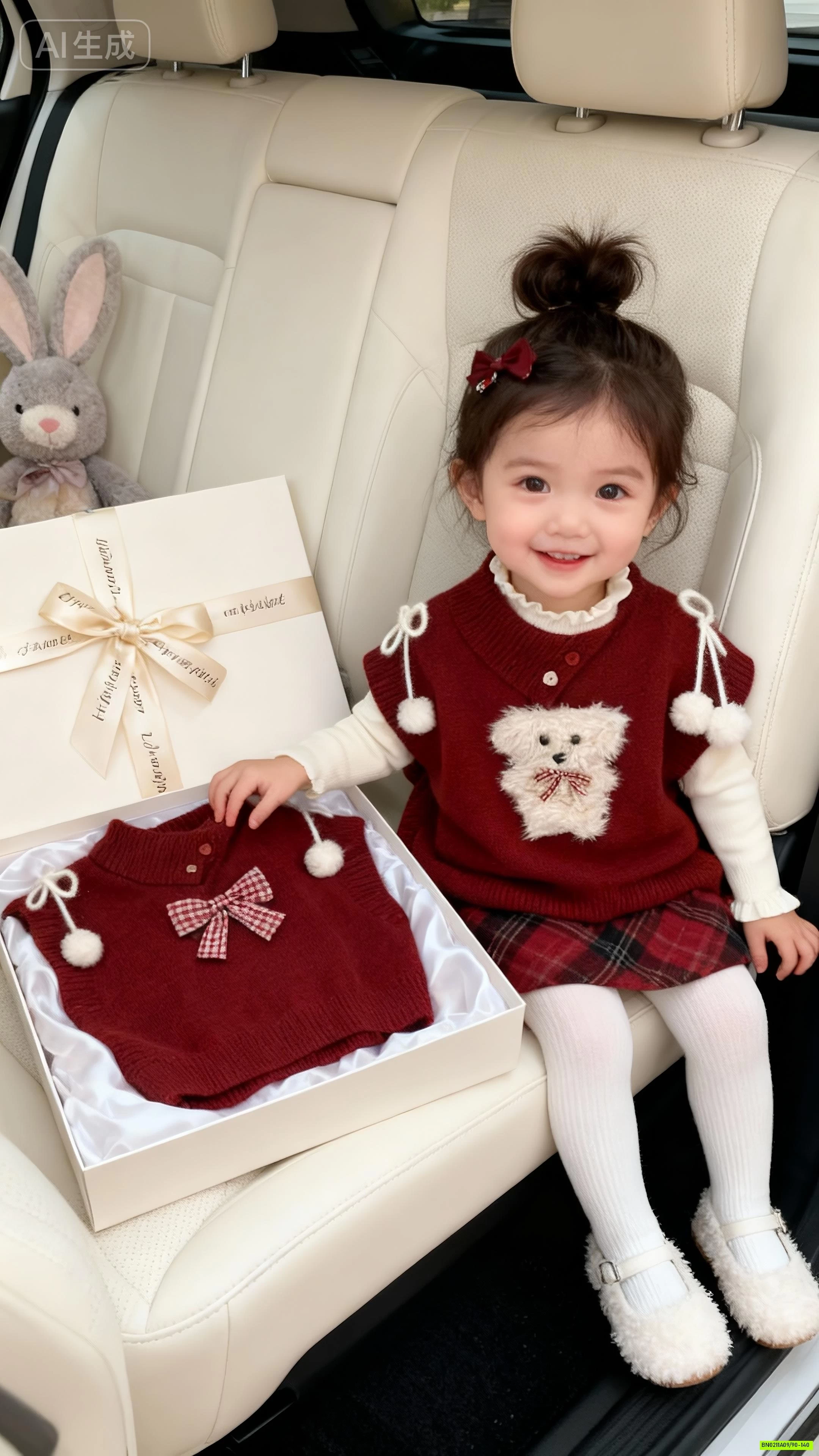 SÉT CHOÀNG LEN ĐỎ CÚN 3 CHI TIẾT