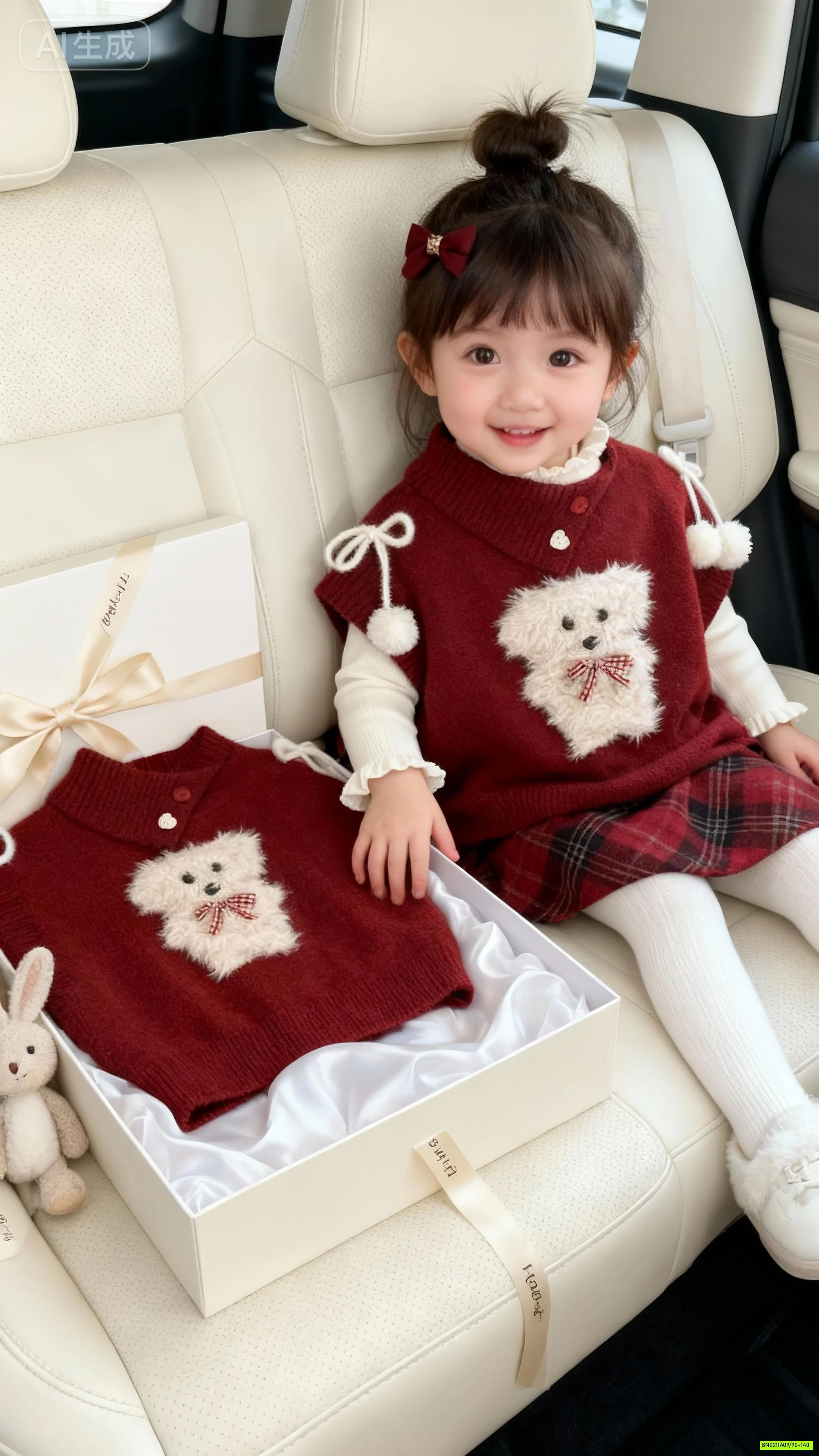 SÉT CHOÀNG LEN ĐỎ CÚN 3 CHI TIẾT