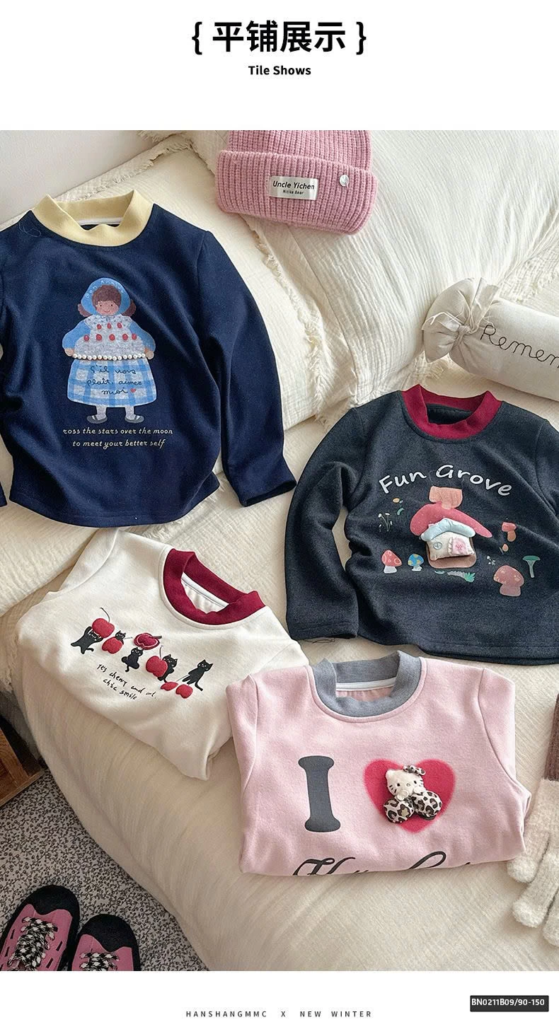 ÁO THUN VẢI NỈ BÔNG VIỀN CỔ