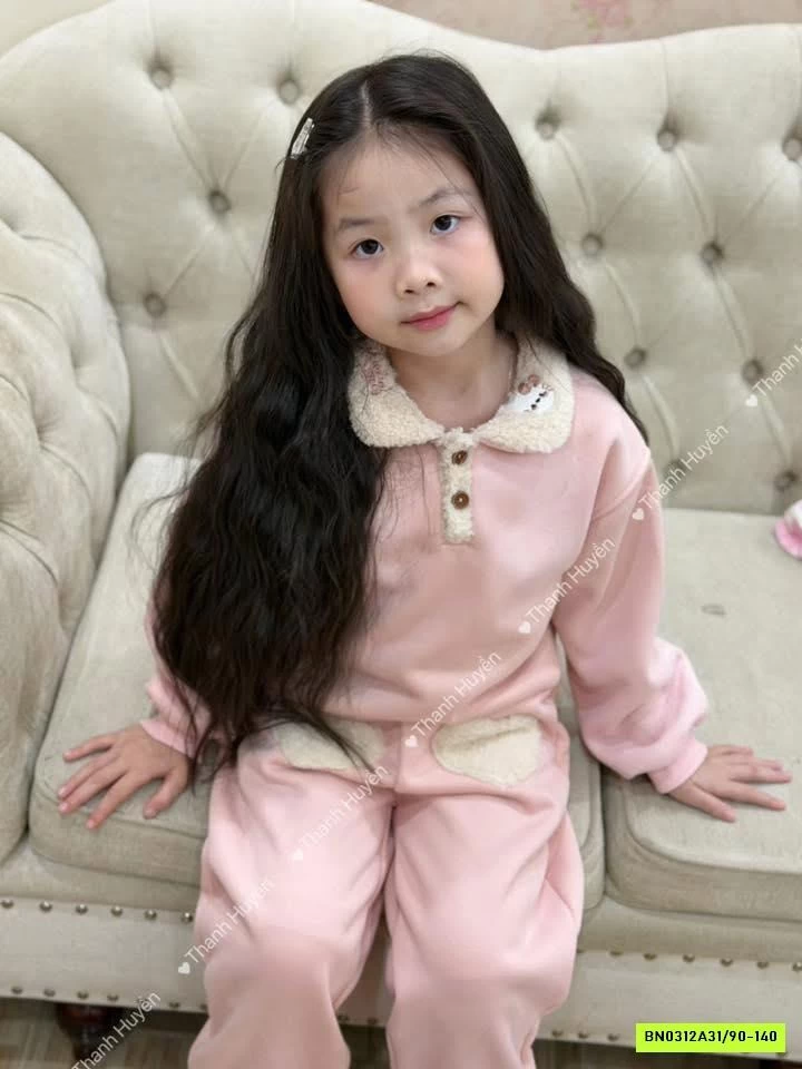 SÉT NỈ HỒNG LÓT LÔNG CỪU