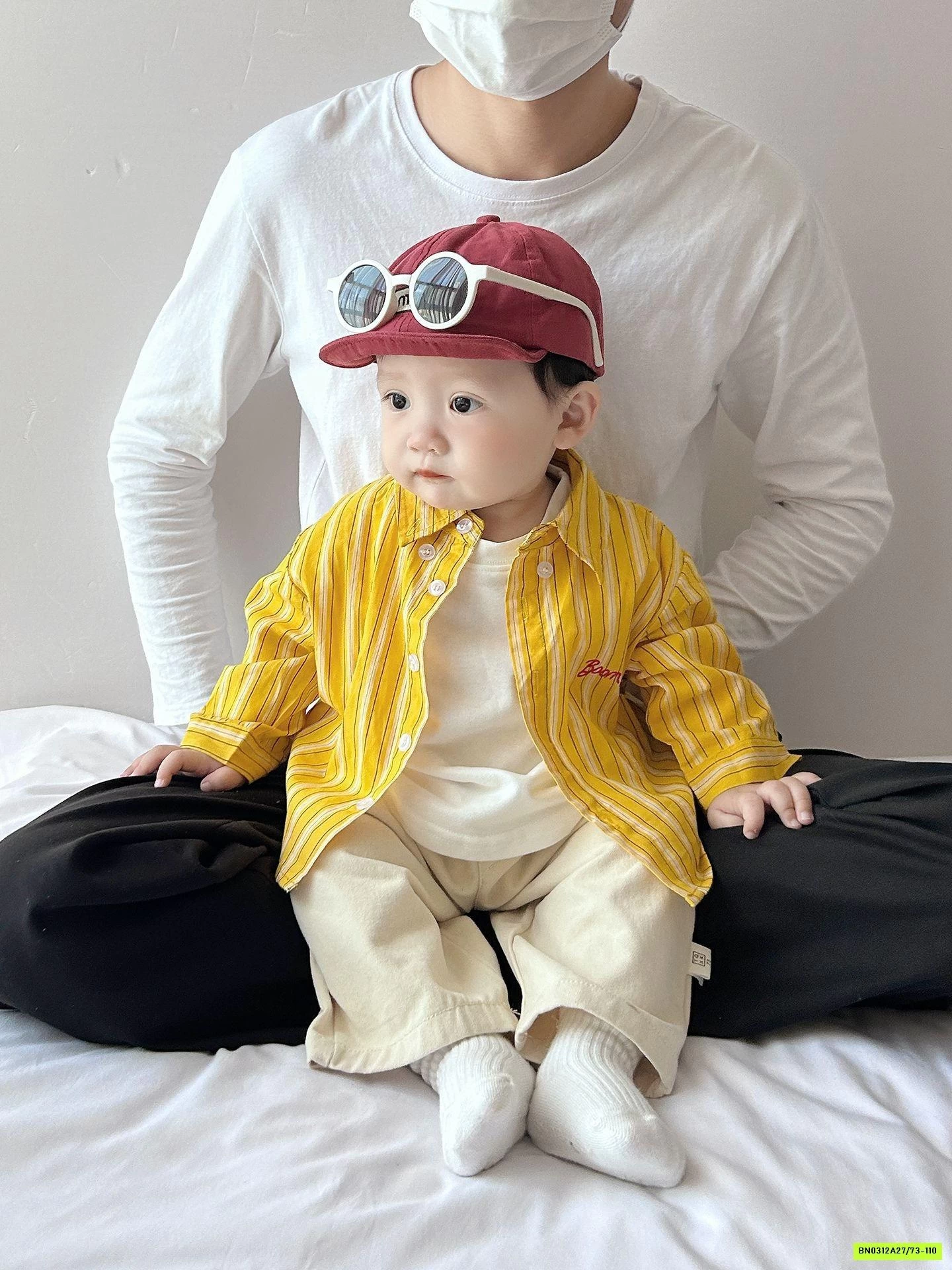 SÉT SƠ MI VÀNG 3 CHI TIẾT SZ NHÍ