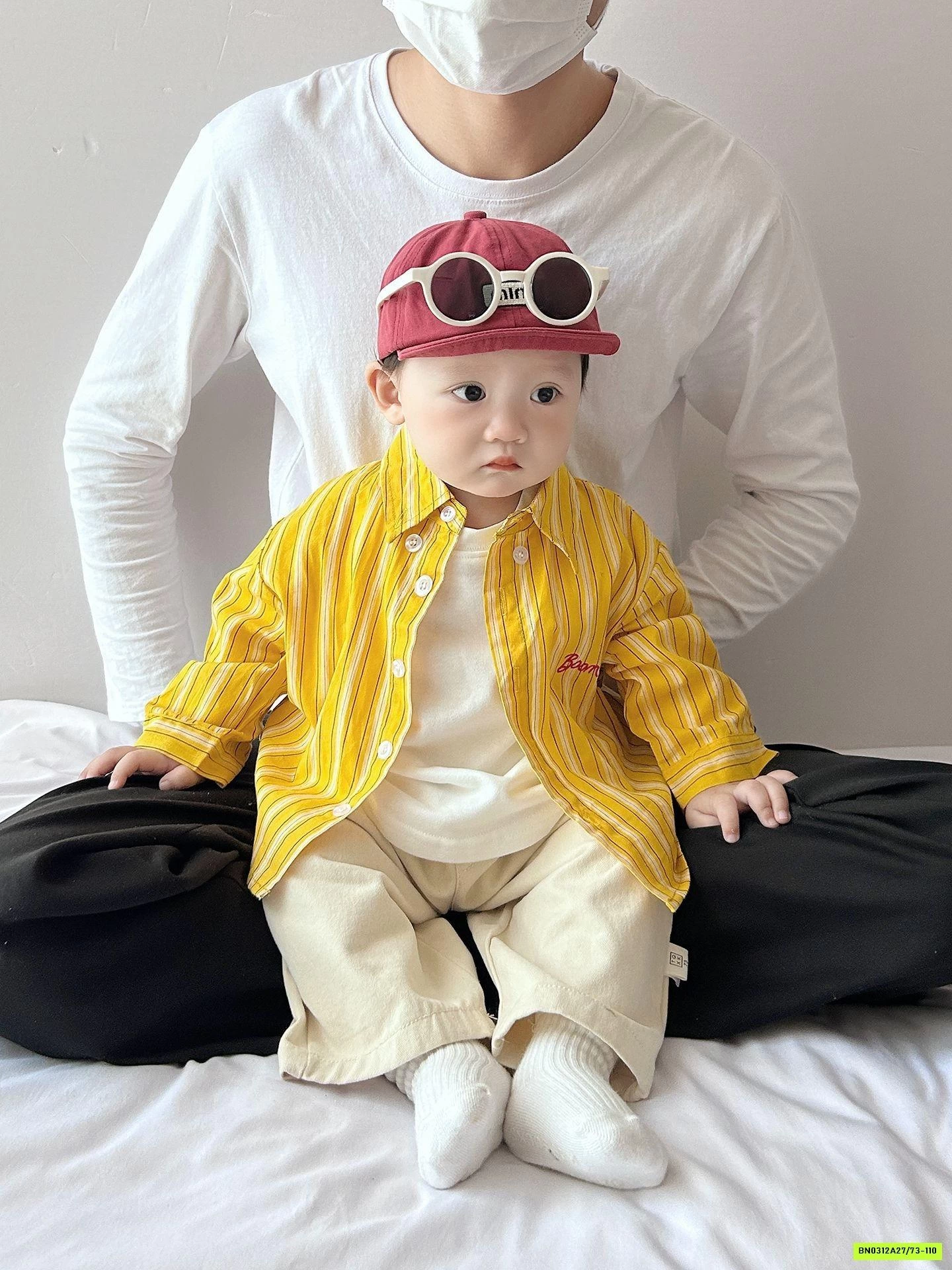 SÉT SƠ MI VÀNG 3 CHI TIẾT SZ NHÍ