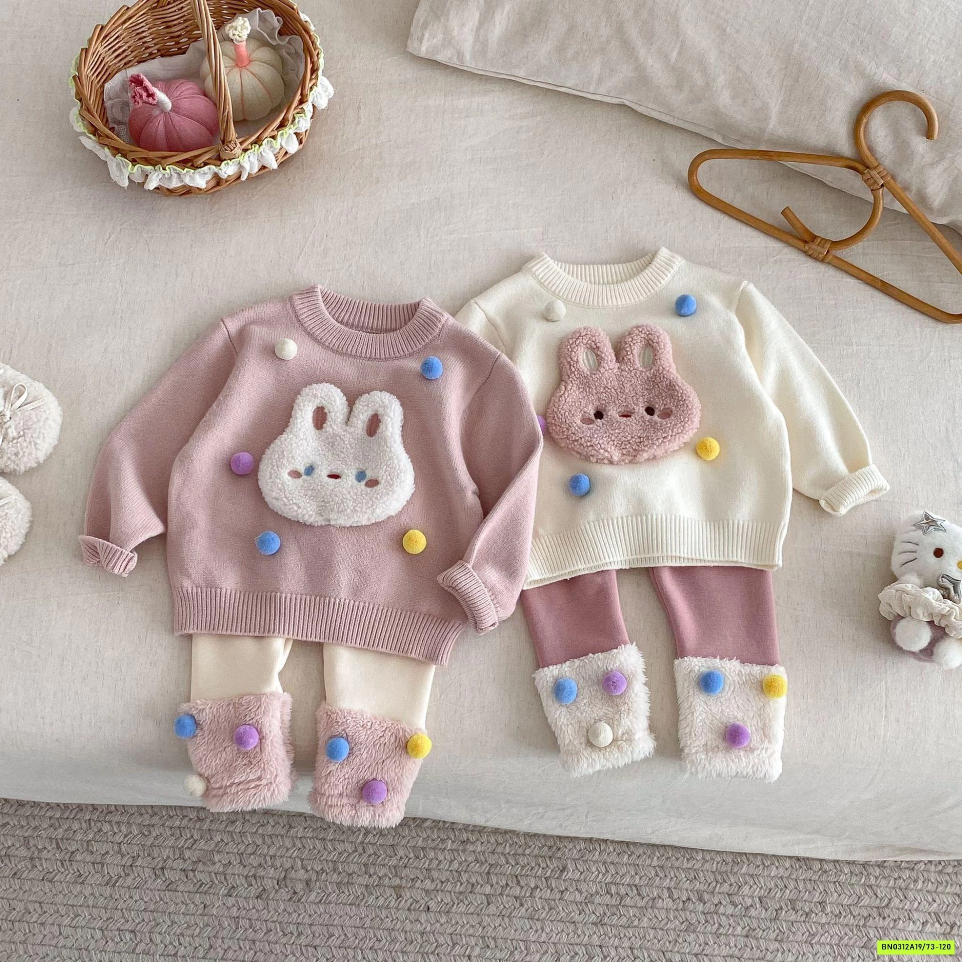 SÉT ÁO LEN MIX LEGGING LÓT NHUNG SZ NHÍ