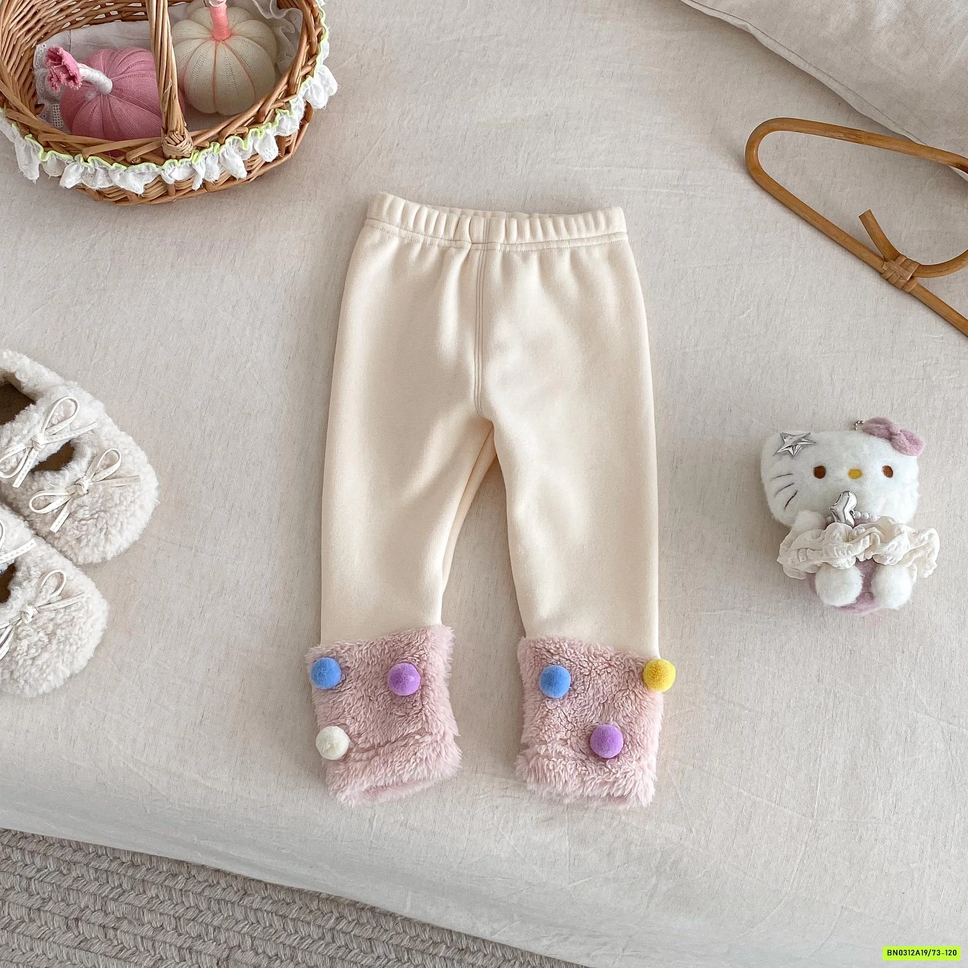 SÉT ÁO LEN MIX LEGGING LÓT NHUNG SZ NHÍ