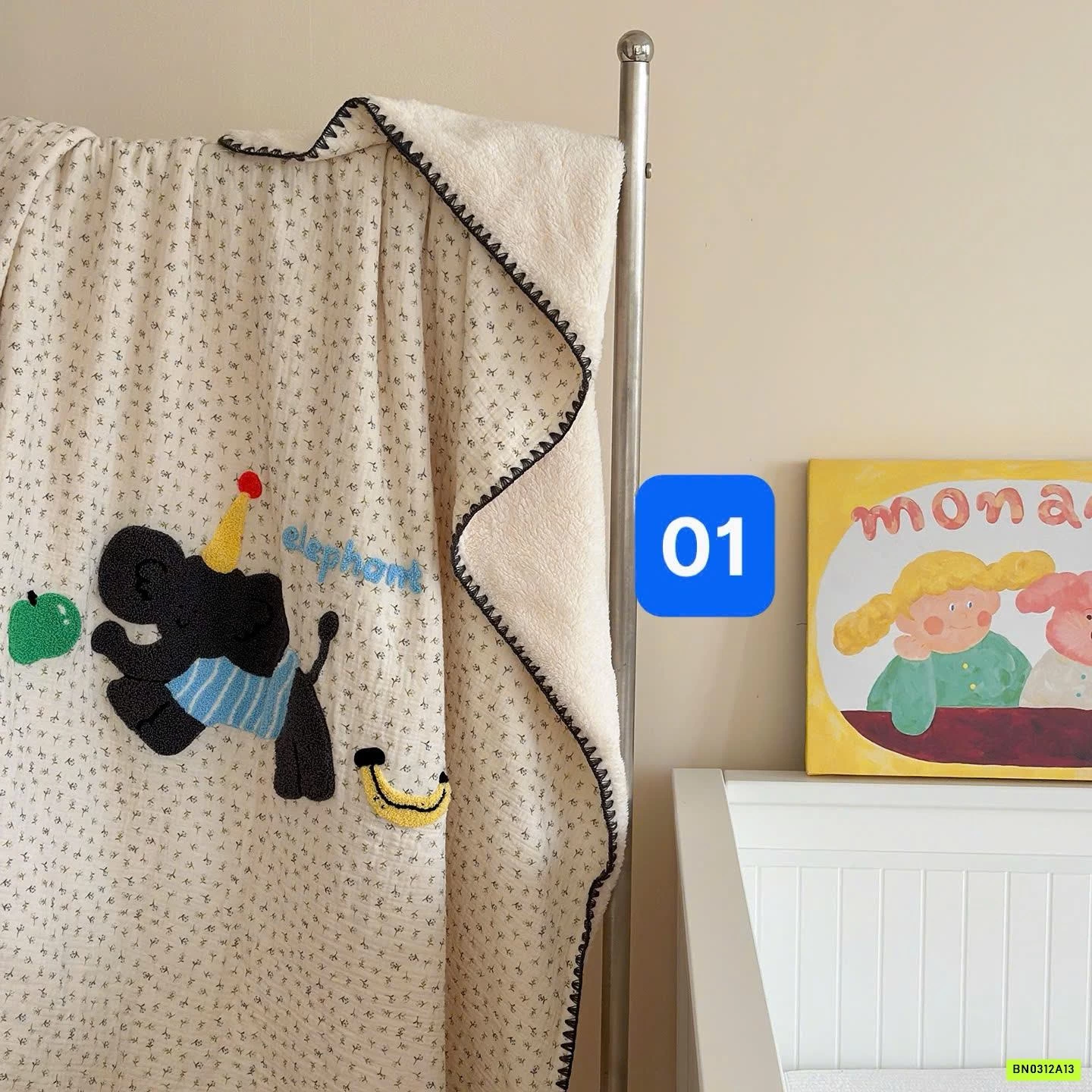 CHĂN LÔNG CỪU THÊU THÚ CƯNG