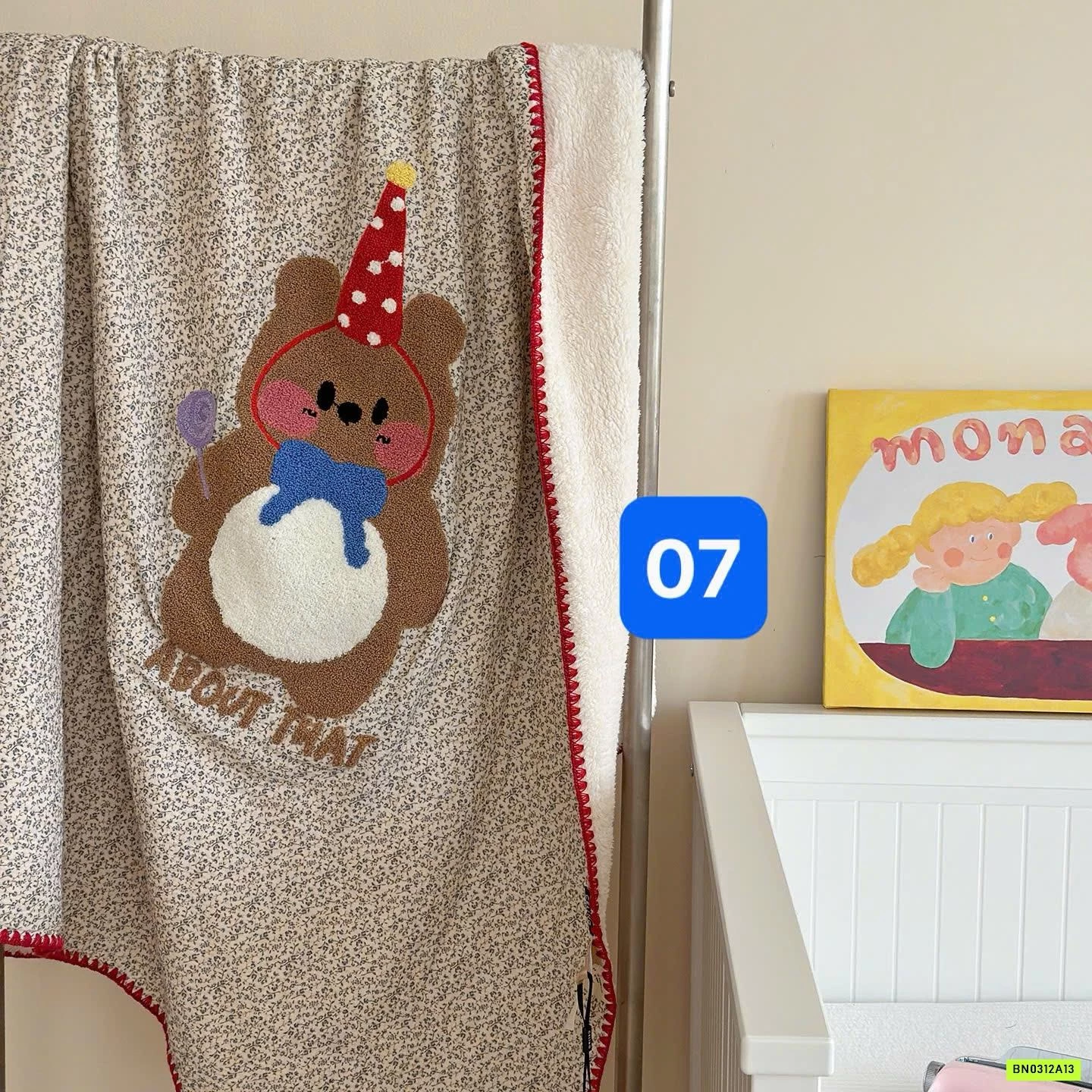 CHĂN LÔNG CỪU THÊU THÚ CƯNG