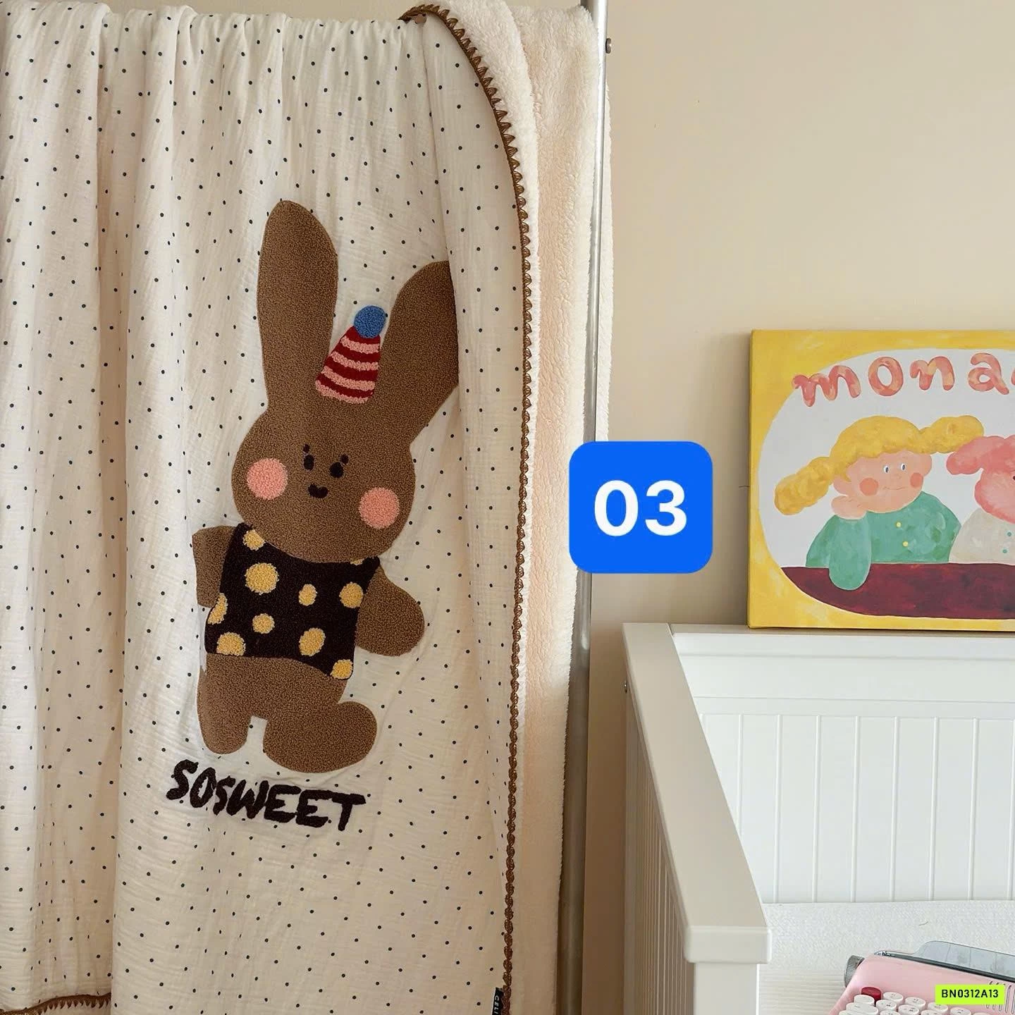 CHĂN LÔNG CỪU THÊU THÚ CƯNG