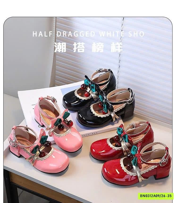 GIÀY MARY JANE CHERRY CHO BÉ