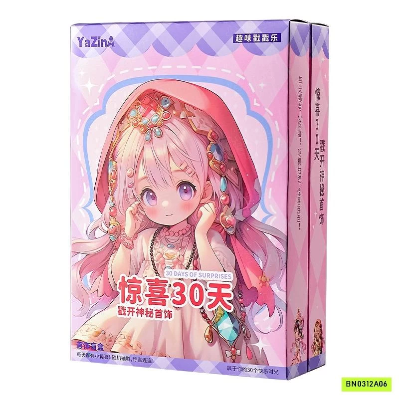 HỘP 30 TÚI MÙ PHỤ KIỆN TÓC CHO BÉ