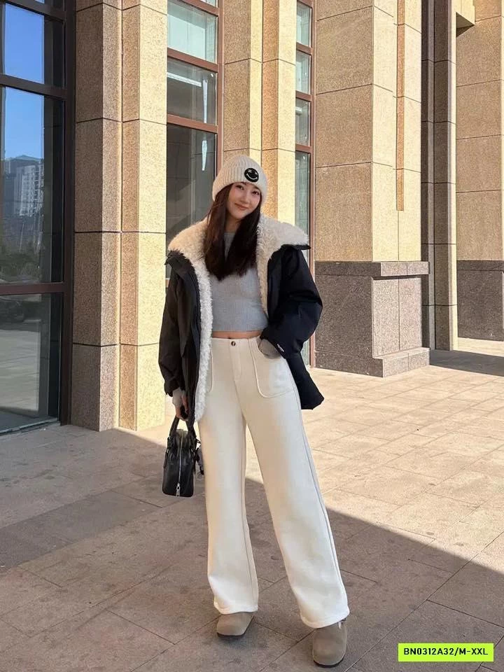 QUẦN NỈ SUÔNG CẠP LƯNG CHUN