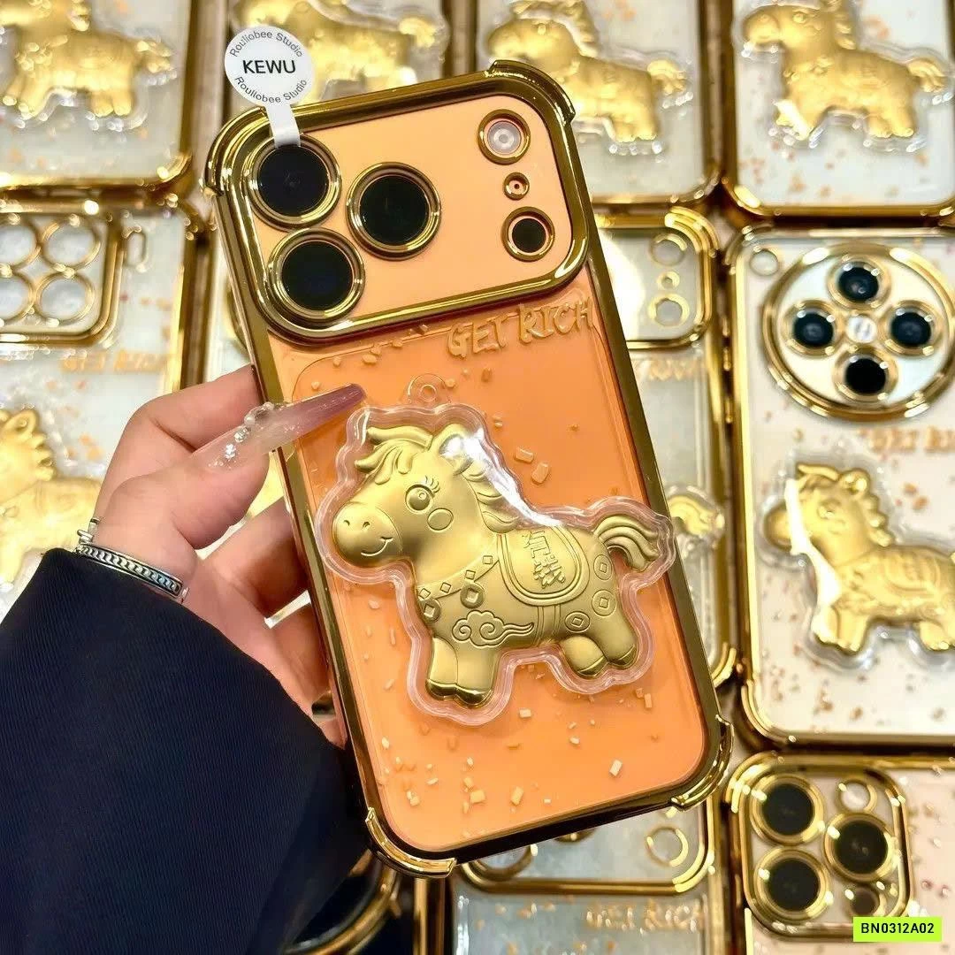 ỐP IPHONE NGỰA VÀNG