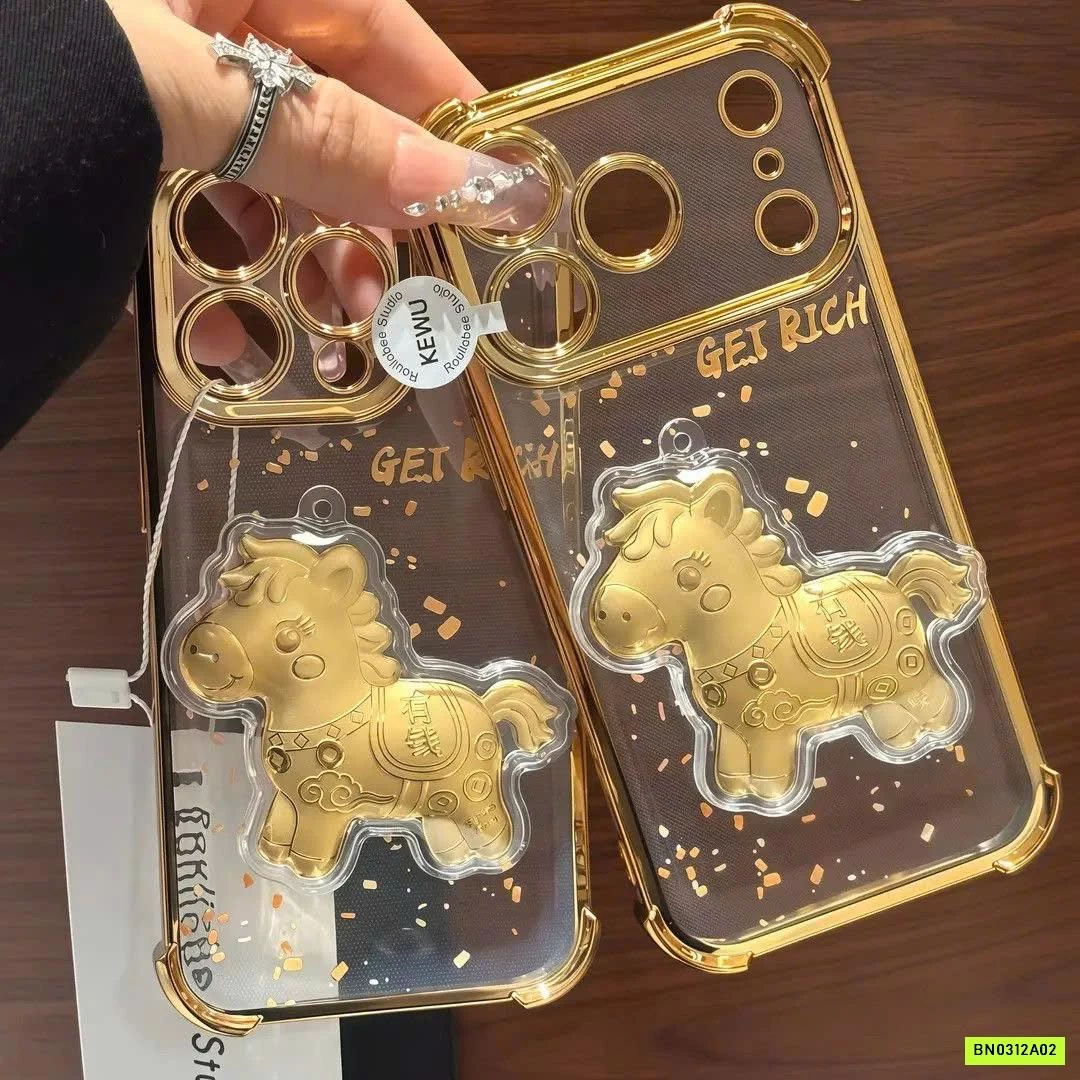 ỐP IPHONE NGỰA VÀNG