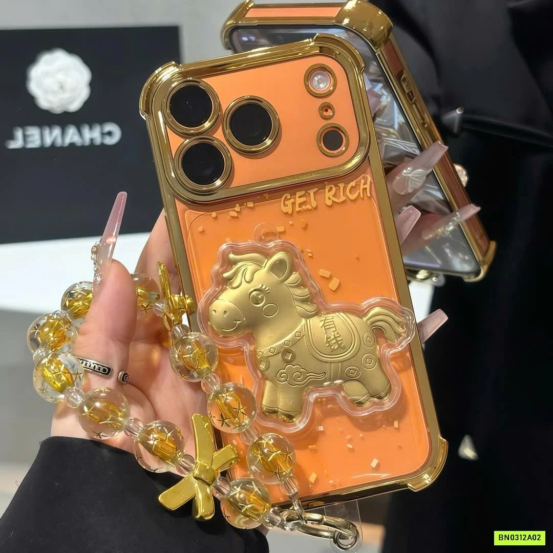 ỐP IPHONE NGỰA VÀNG