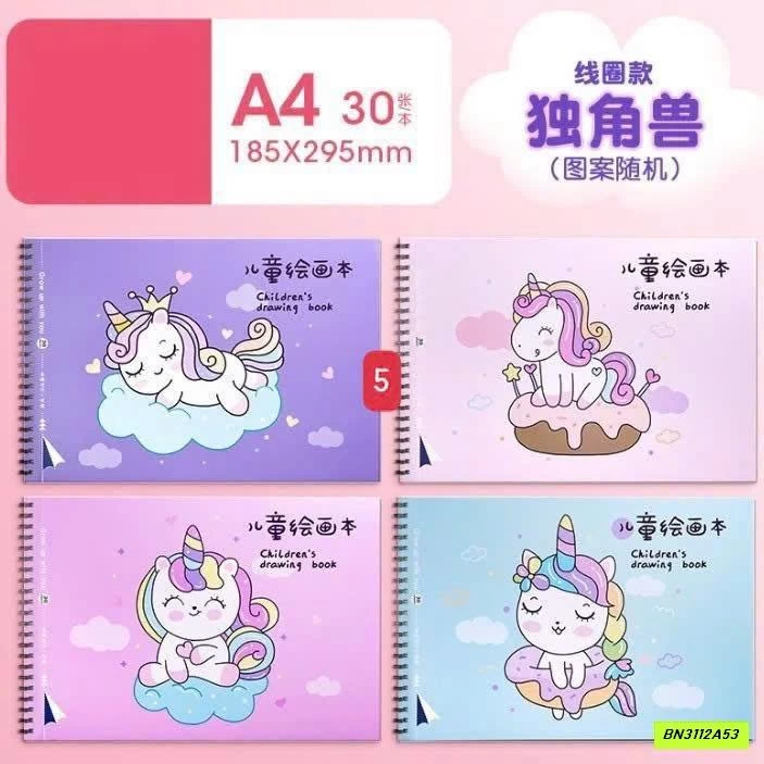 COMBO 4 QUYỂN VỞ VẼ A4 120 TRANG