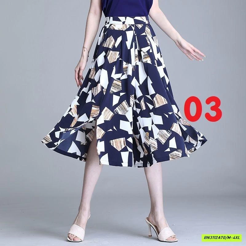 QUẦN VẢI ỐNG RỘNG HOẠ TIẾT