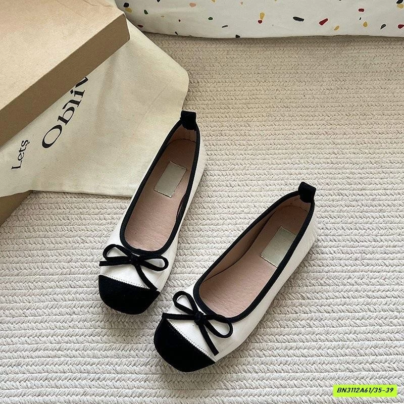 GIÀY BỆT BÚP BÊ GẮN NƠ