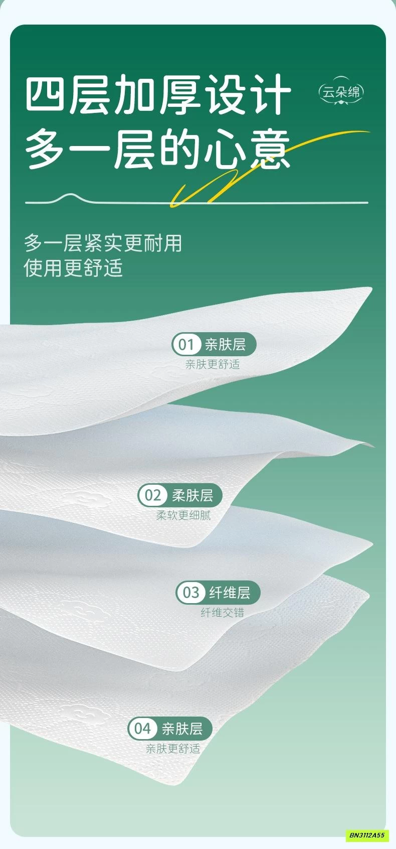 THÙNG 4 TÚI GIẤY RÚT BLUE FLOUR