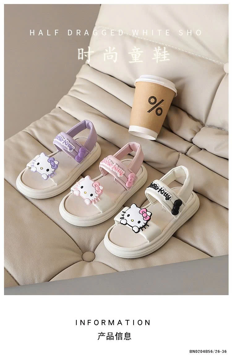 SANDAL MÈO HELLO KITTY CHO BÉ GÁI