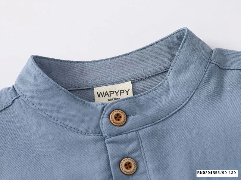 ÁO THUN CỔ TÀU BÉ TRAI WAPYPY