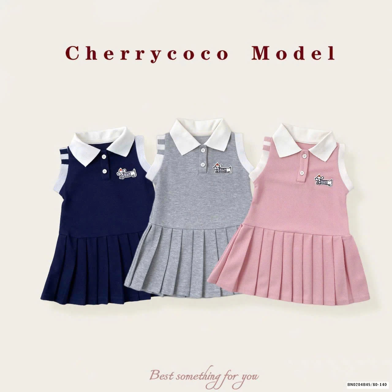 ĐẦM XẾP LY CỔ POLO