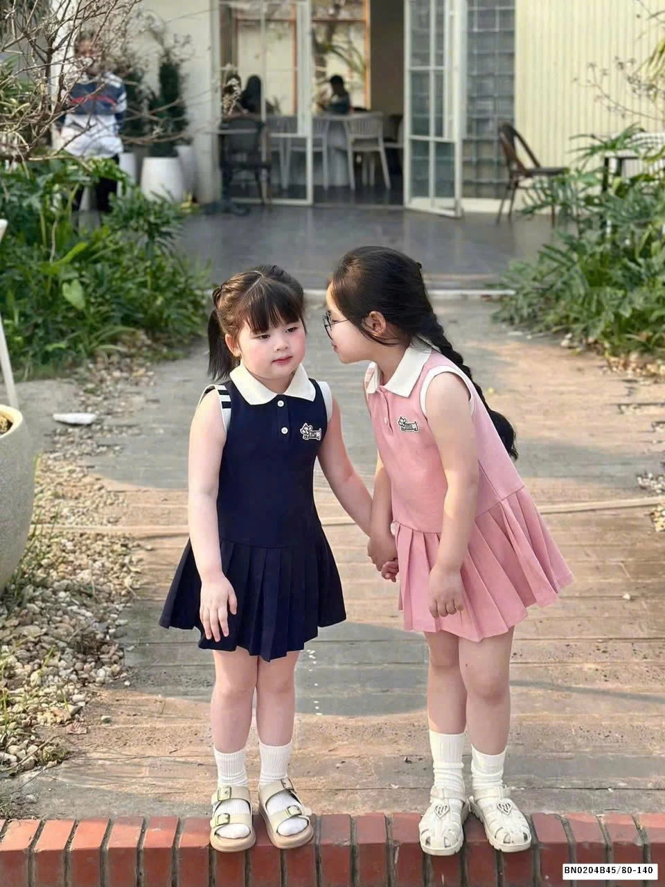 ĐẦM XẾP LY CỔ POLO