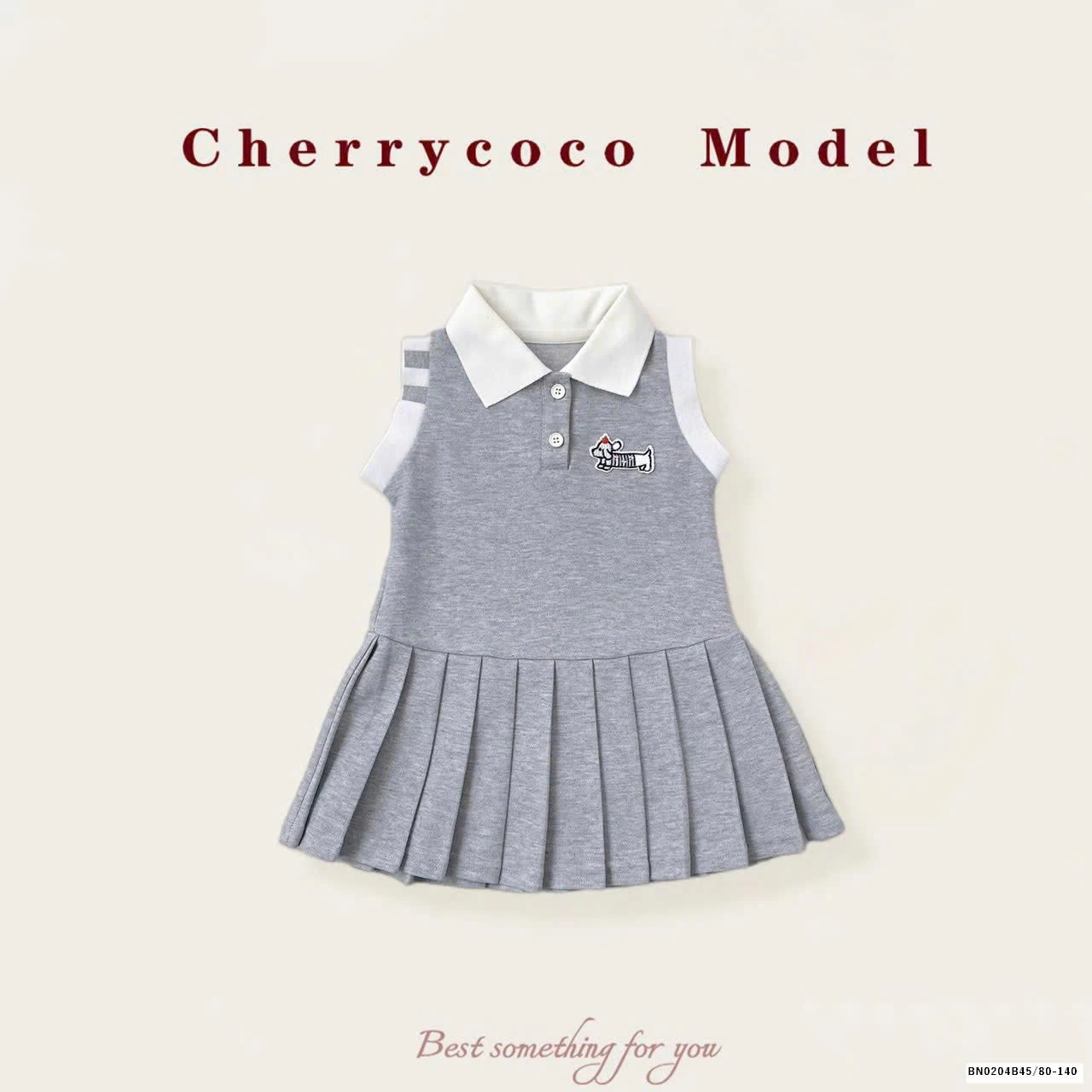 ĐẦM XẾP LY CỔ POLO