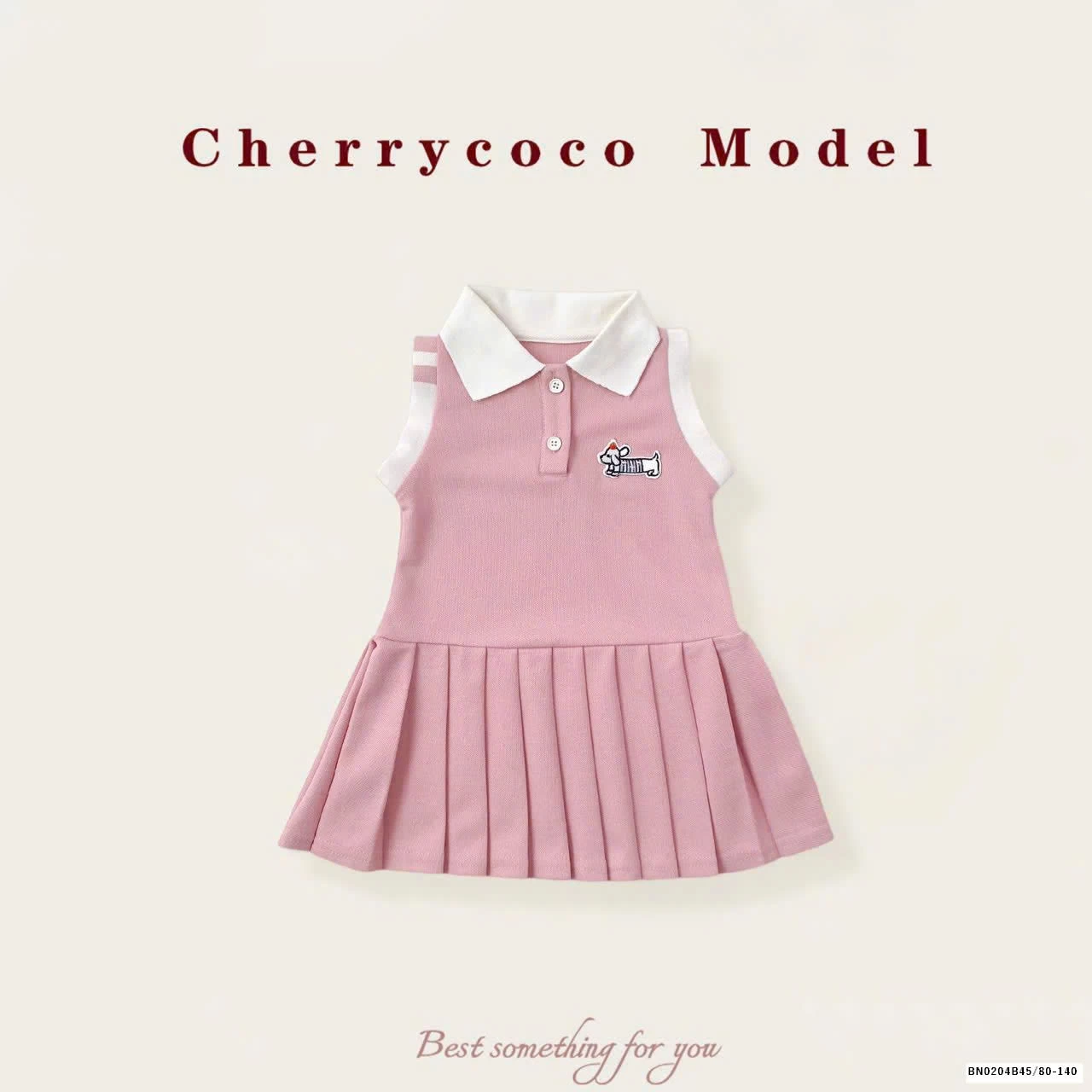 ĐẦM XẾP LY CỔ POLO