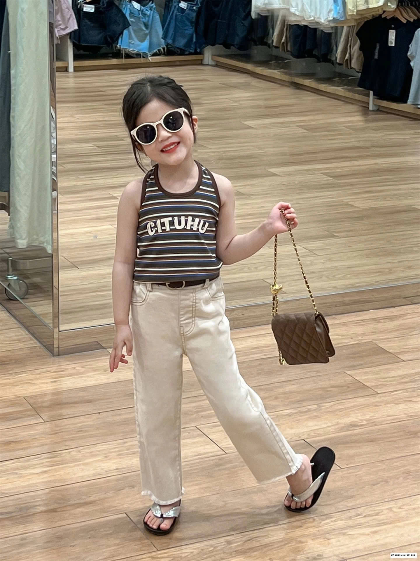 SÉT ÁO 3 LỖ MIX QUẦN TUA GẤU