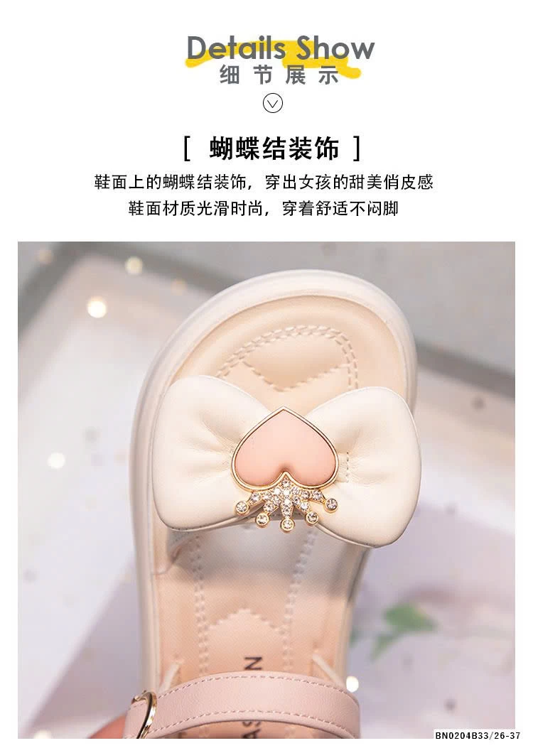 SANDAL NƠ TRÁI TIM