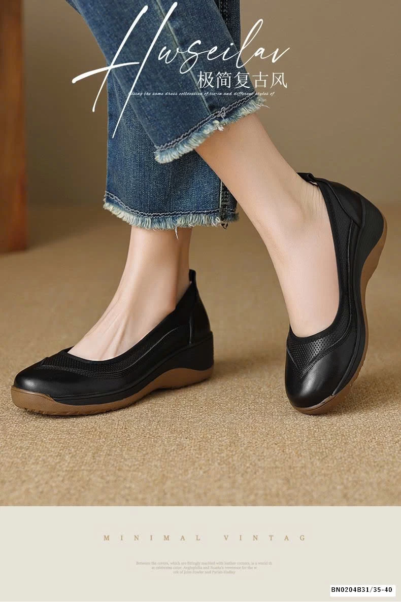 GIÀY LƯỜI NỮ ĐẾ CAO