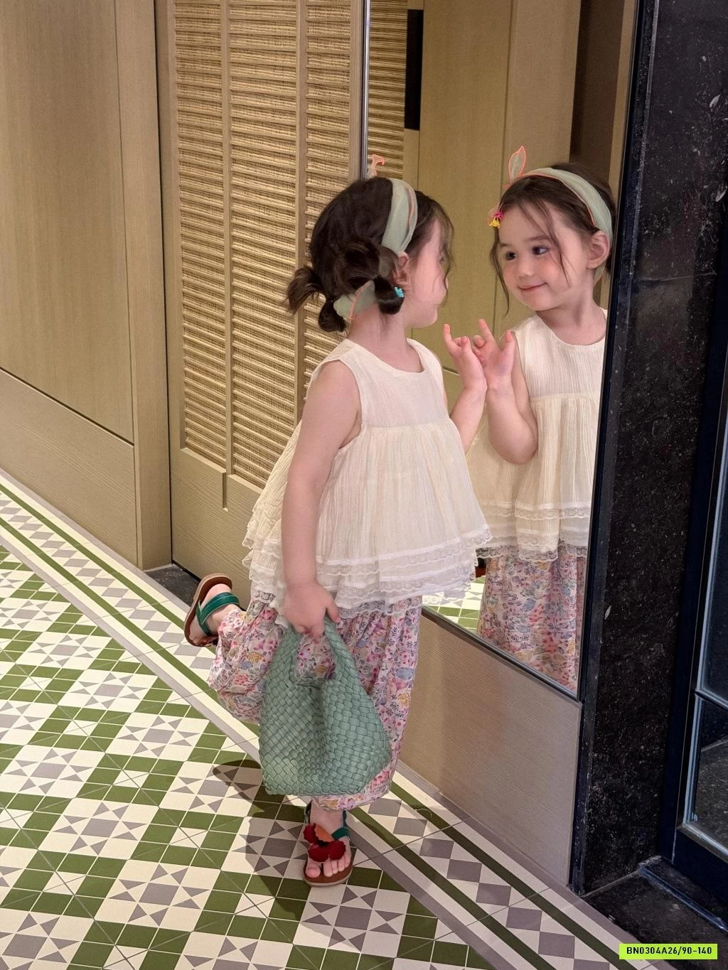 ÁO BABYDOLL MIX QUẦN BÔM HỌA TIẾT