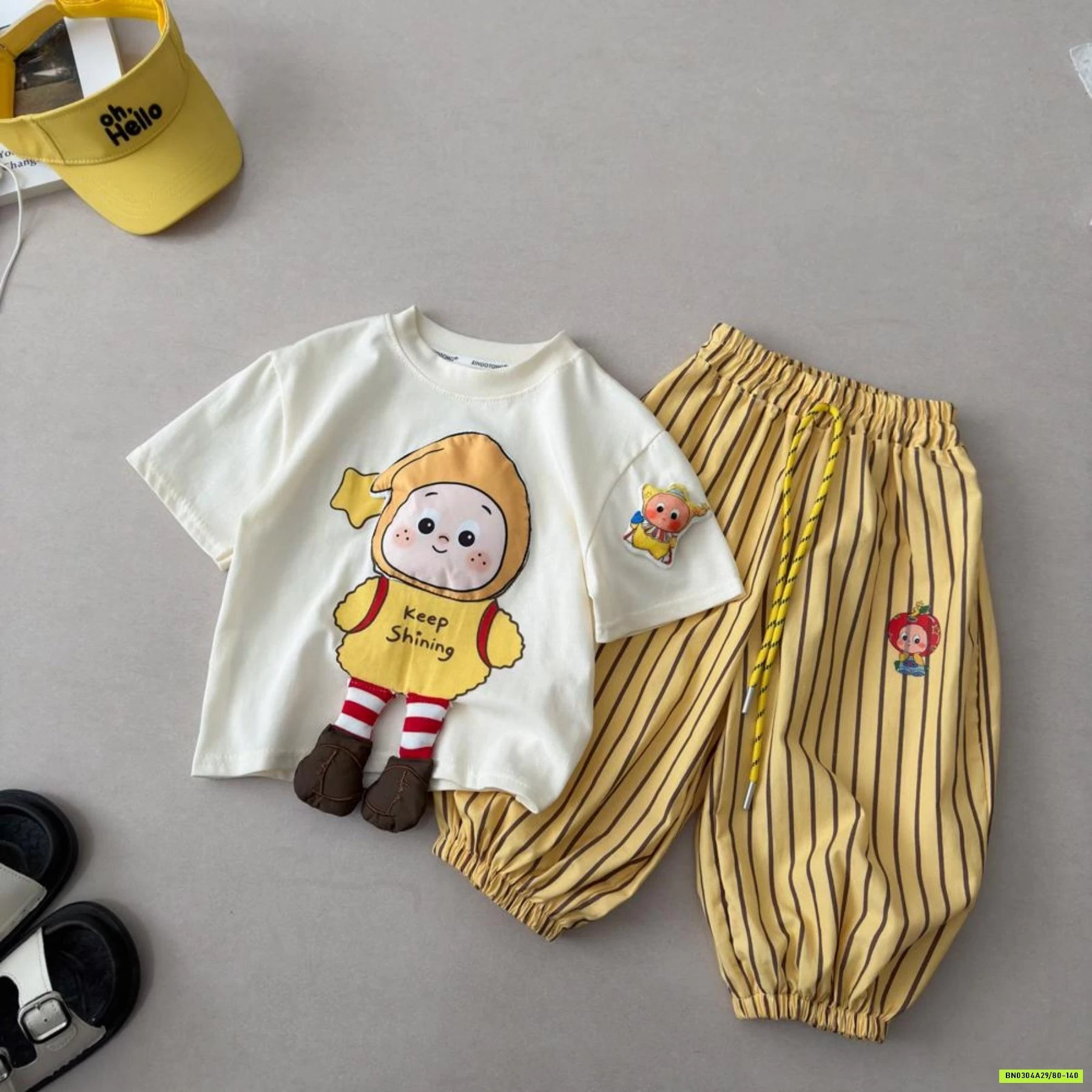 SÉT BỘ DỄ THƯƠNG QUẦN KẺ