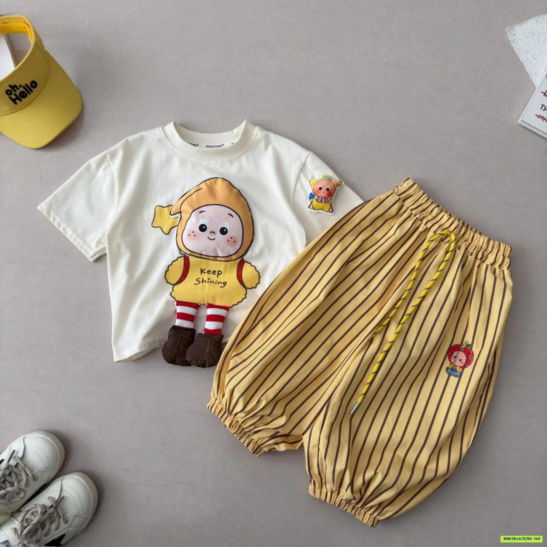 SÉT BỘ DỄ THƯƠNG QUẦN KẺ