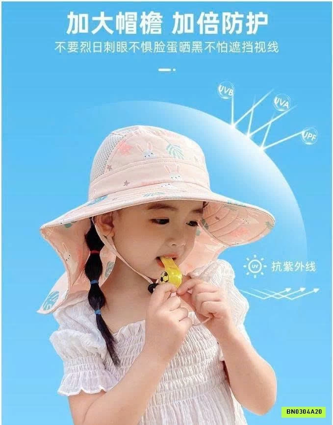 MŨ CHỐNG NẮNG RỘNG VÀNH CHÙM GÁY