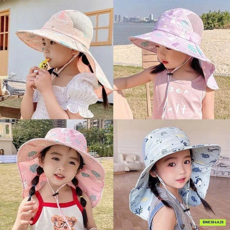 MŨ CHỐNG NẮNG RỘNG VÀNH CHÙM GÁY