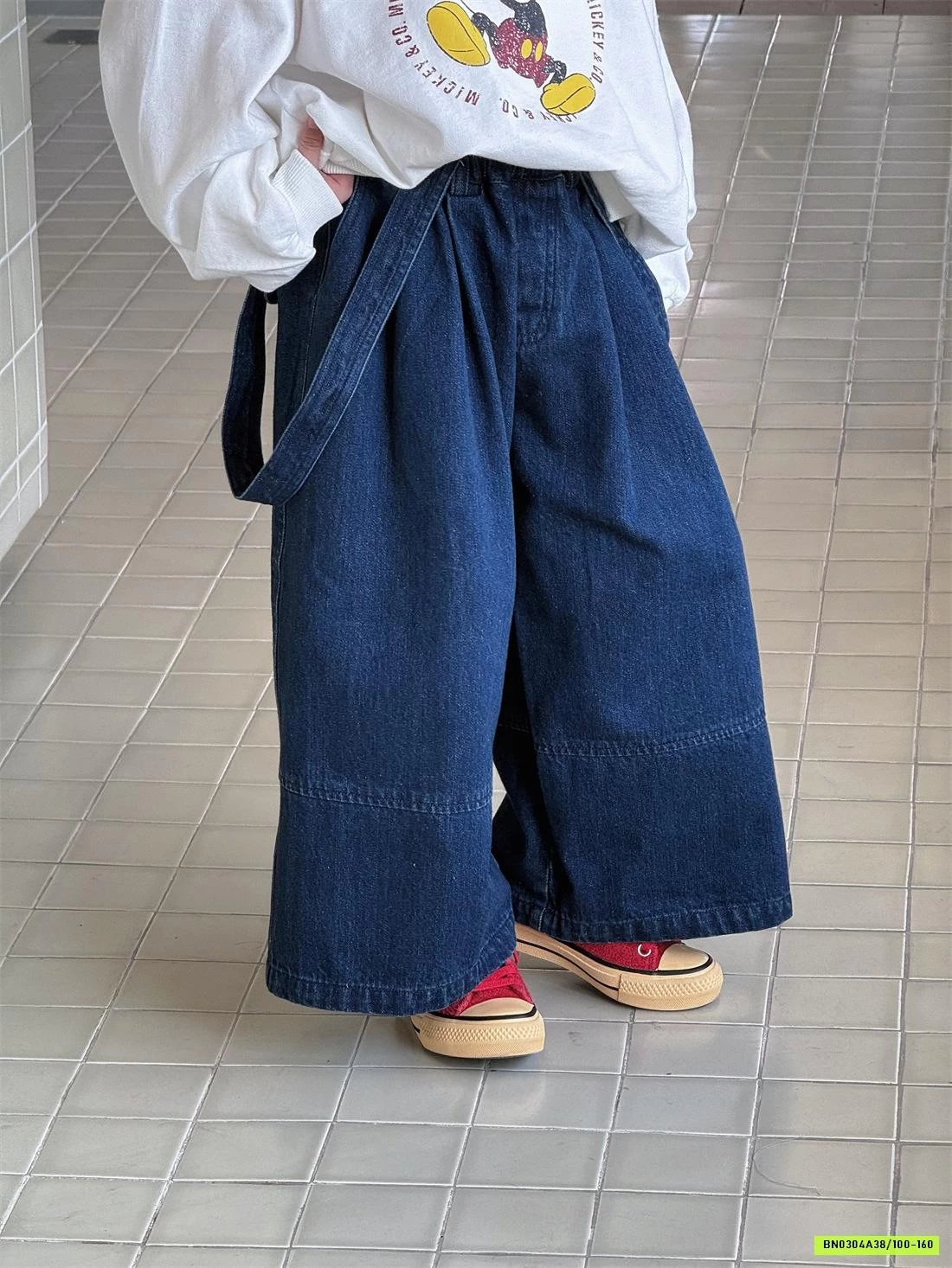 JEANS BAGGY KÈM ĐAI CHEESE