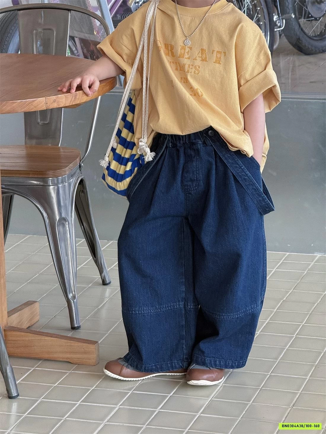 JEANS BAGGY KÈM ĐAI CHEESE