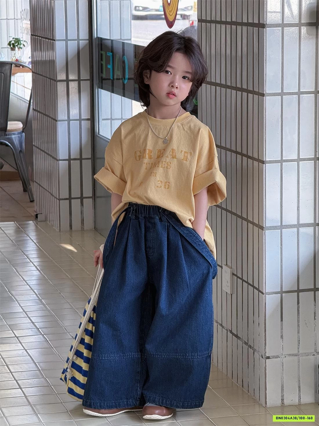JEANS BAGGY KÈM ĐAI CHEESE