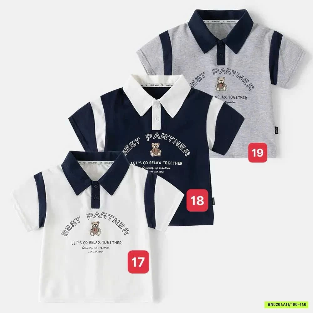 ÁO POLO BÉ TRAI
