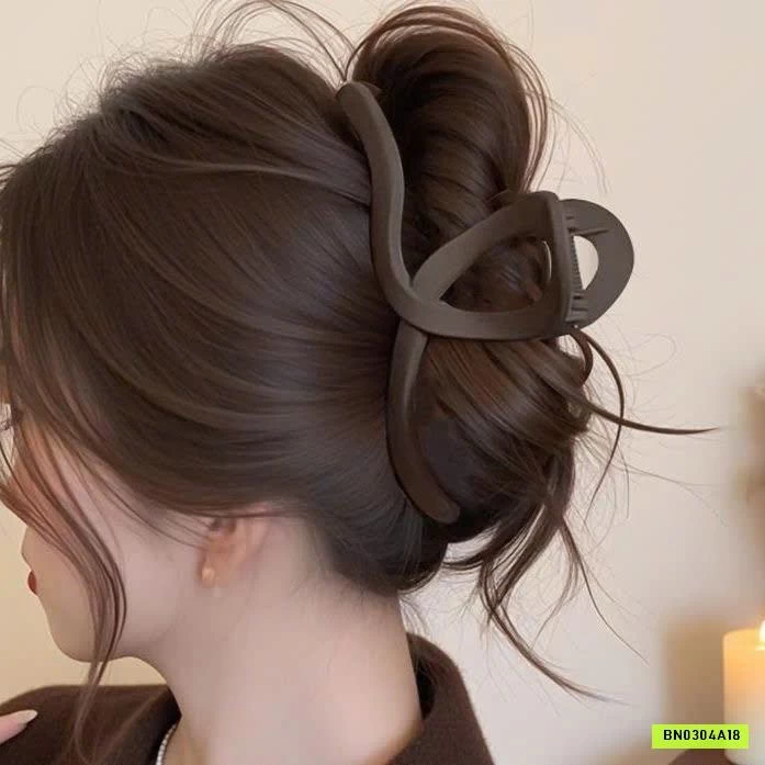 SET 6C KẸP TÓC NÂU TÂY