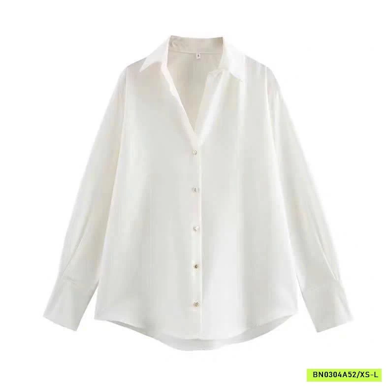 ÁO SƠ MI LỤA SATIN CHO NỮ KASLEAD