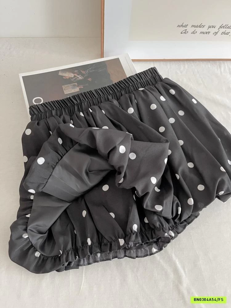 ÁO 2S BÚN KÈM BRA MIX QUẦN BÍ CHẤM BI