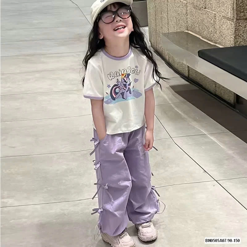 ÁO PONY MIX JOGGER GIÓ TÍM GẮN NƠ