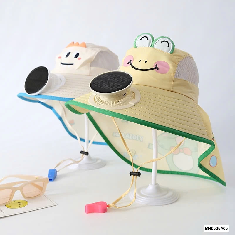 MŨ CHỐNG NAWG=NGS VẠT CHE KÈM QUẠT